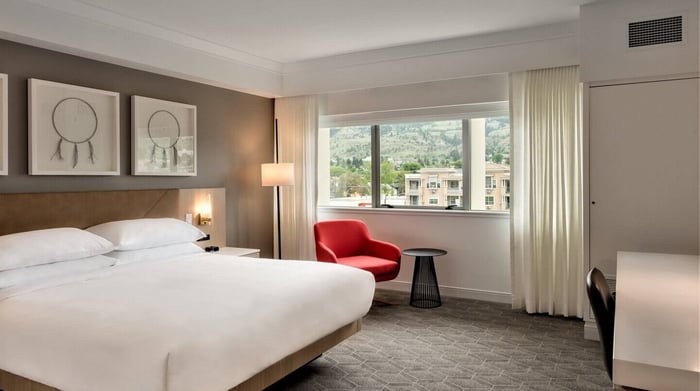 Delta Kamloops Hotel - Large Bedroom