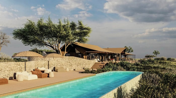 LABALABA Grumeti Art Lodge pool