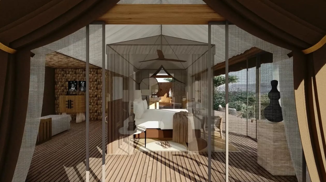 LABALABA Grumeti Art Lodge room