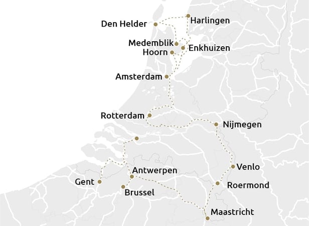 13-daagse Hollandcruise  Parels van België