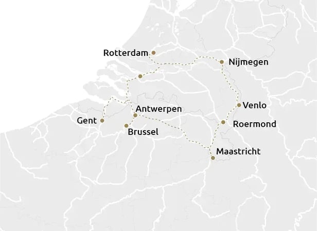 7-daagse cruise Parels van België