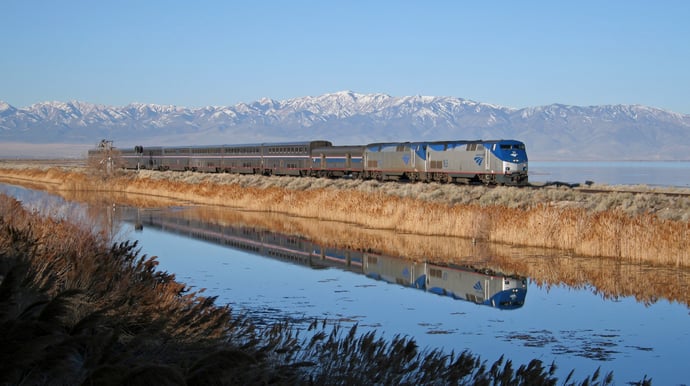 Reis per trein door de Verenigde Staten met AMTRAK, de nationale spoorwegmaatschappij van Amerika