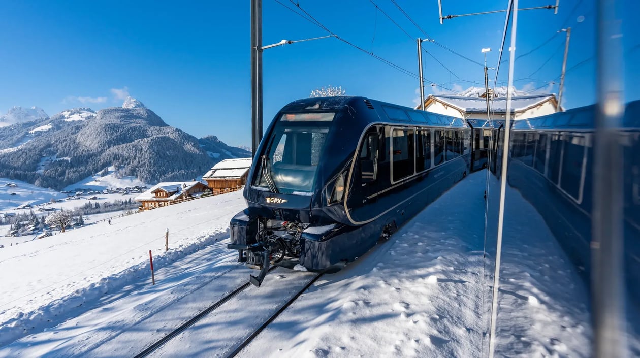 Golden Pass Panorama Express Zwitserland - Winter