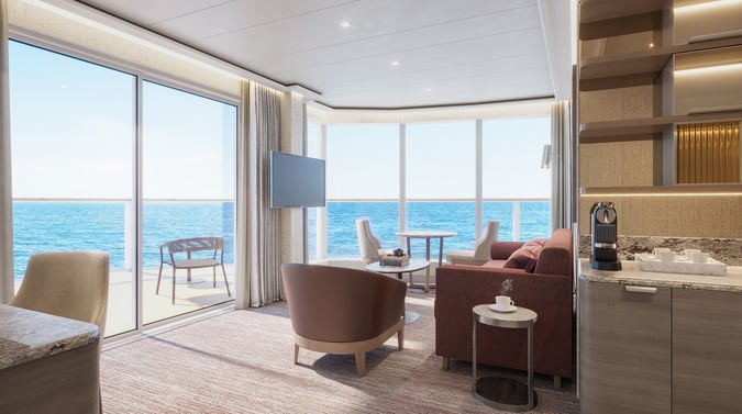 Top suites op cruiseschepen