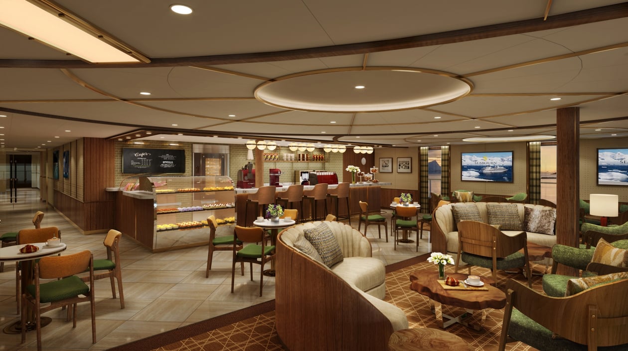 Seabourn expedition ships - Seabourn Square cafe