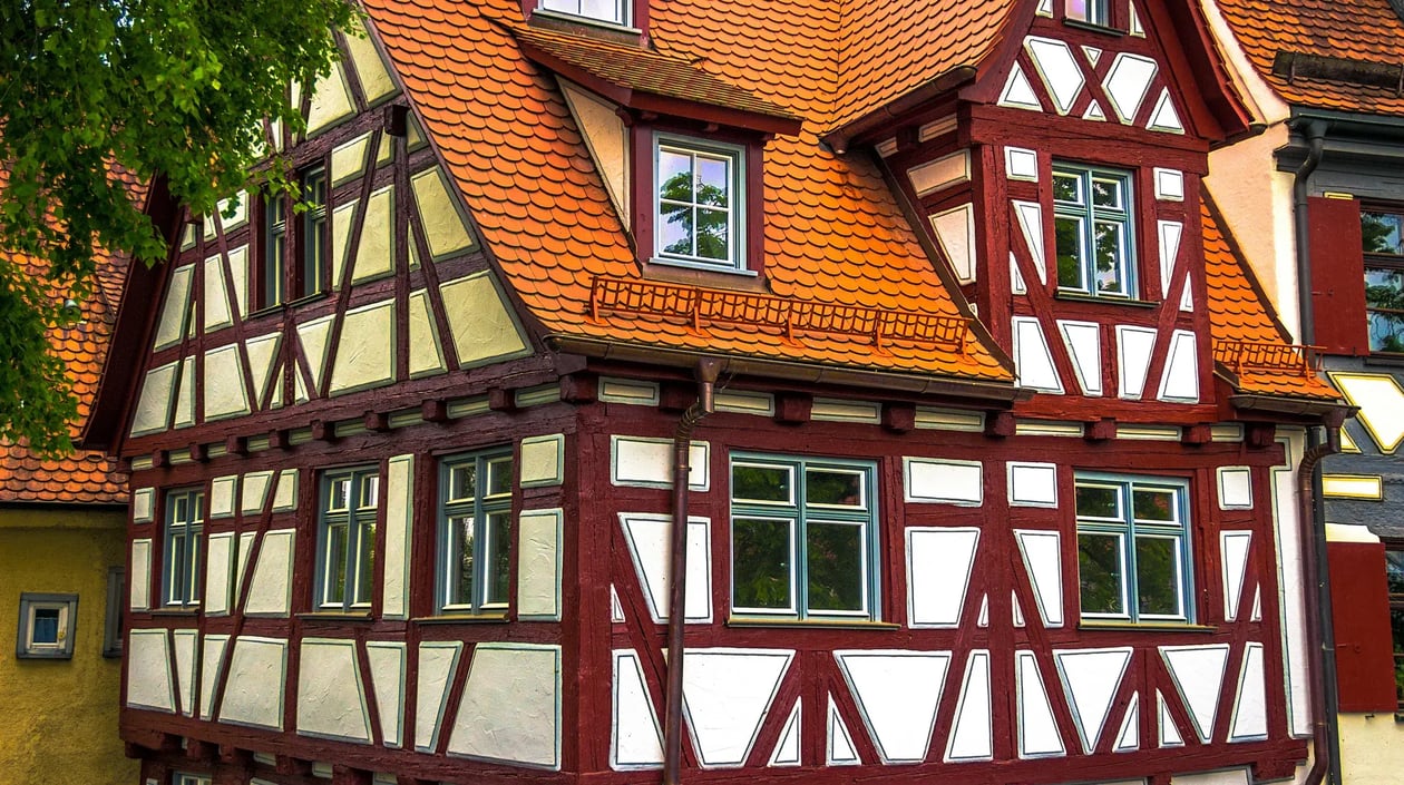 Münster, typisch huis, shutterstock_423702184