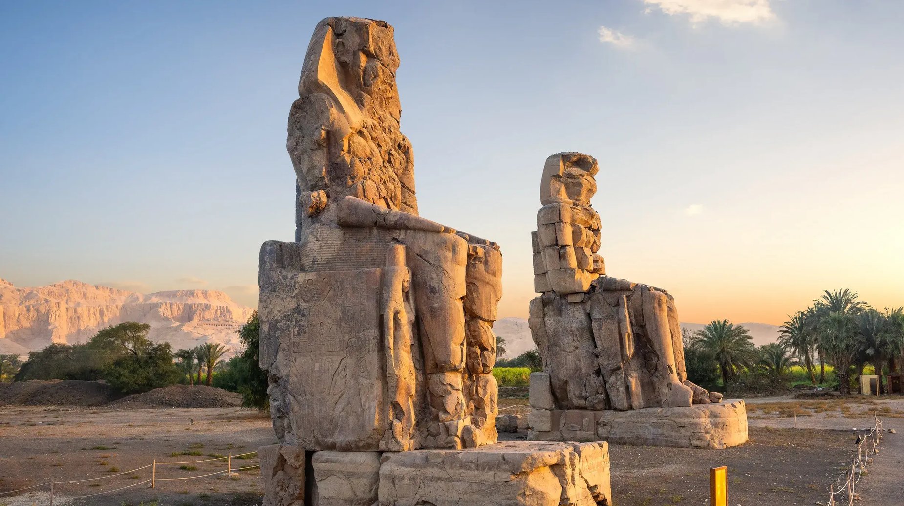 Egypte - Luxor - Kolossen van Memnon