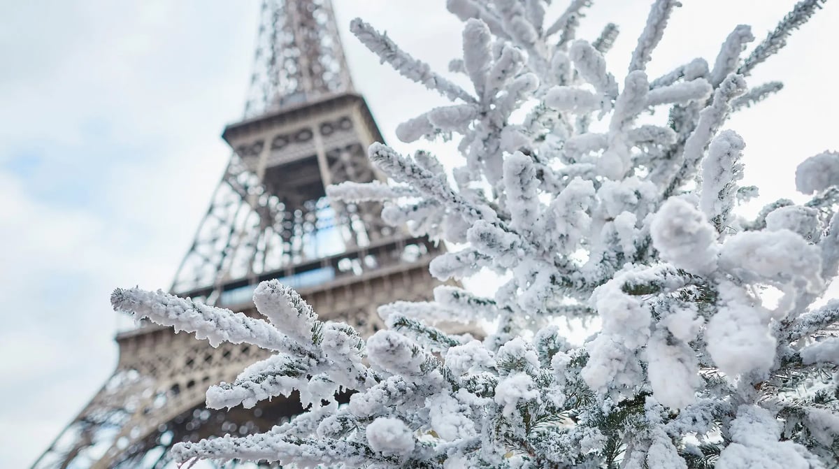 Parijs - Eiffeltoren kerst 2