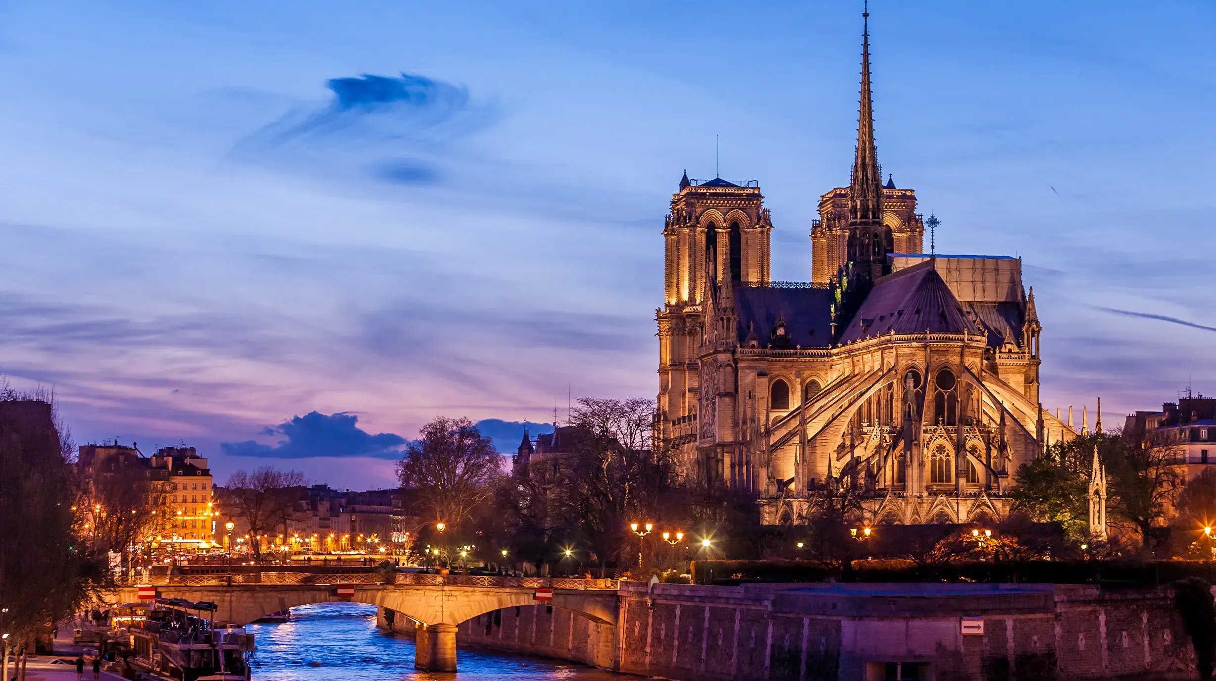 shutterstock_167641637 Notre dame by night