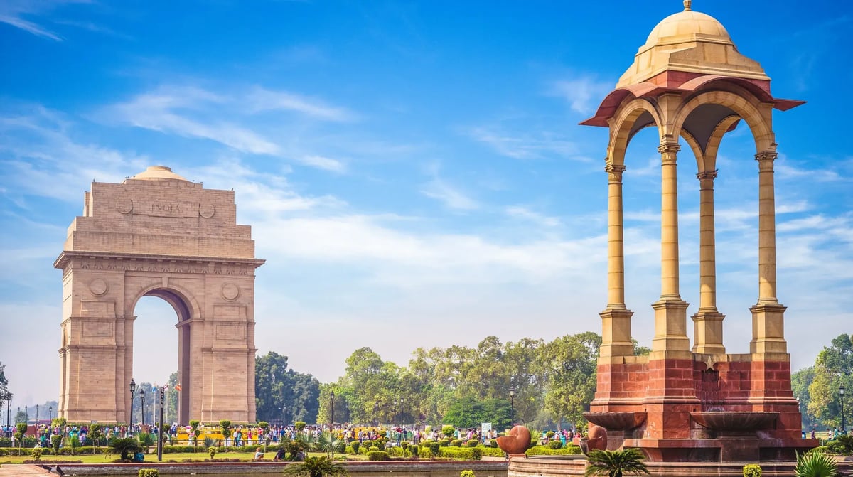 India, Delhi, Canopy en India Gate_1377712412