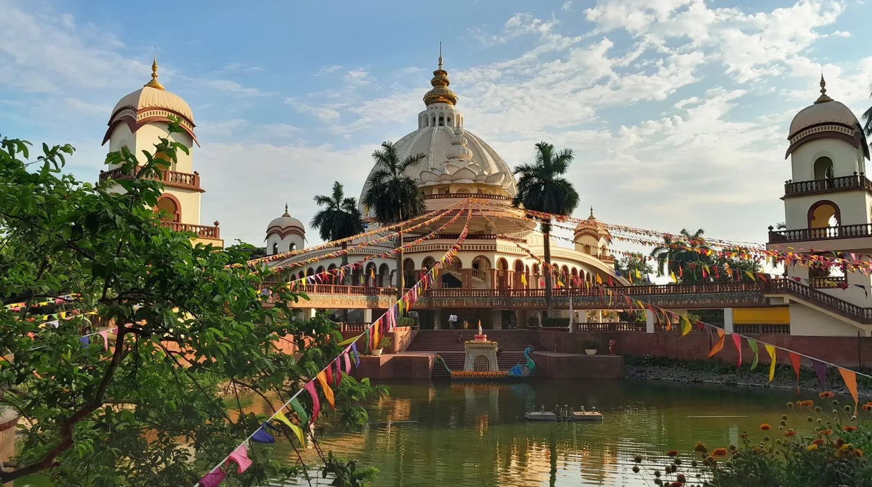 Mayapur, ISKCON Temple, shutterstock_2318830779