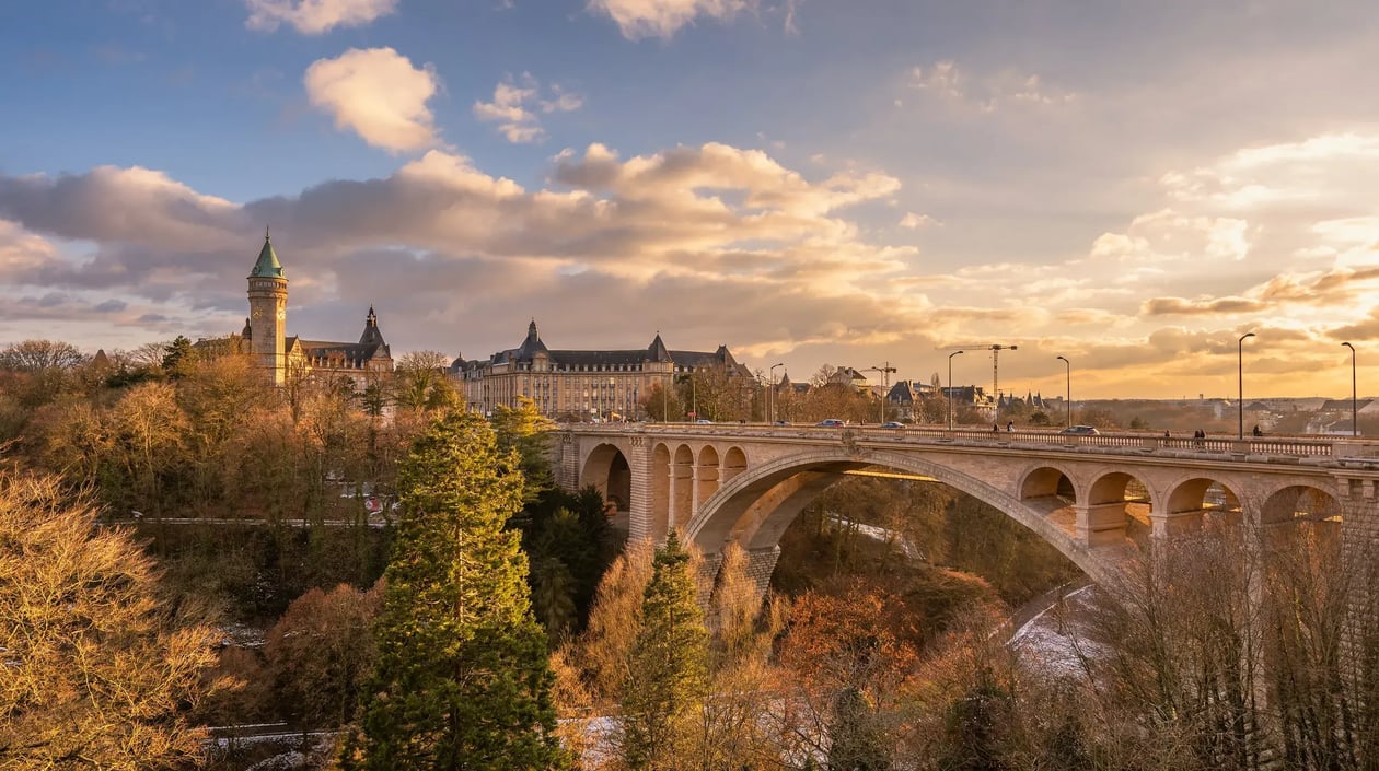 The bridge of Adolf Luxemburg, shutterstock_1935041753