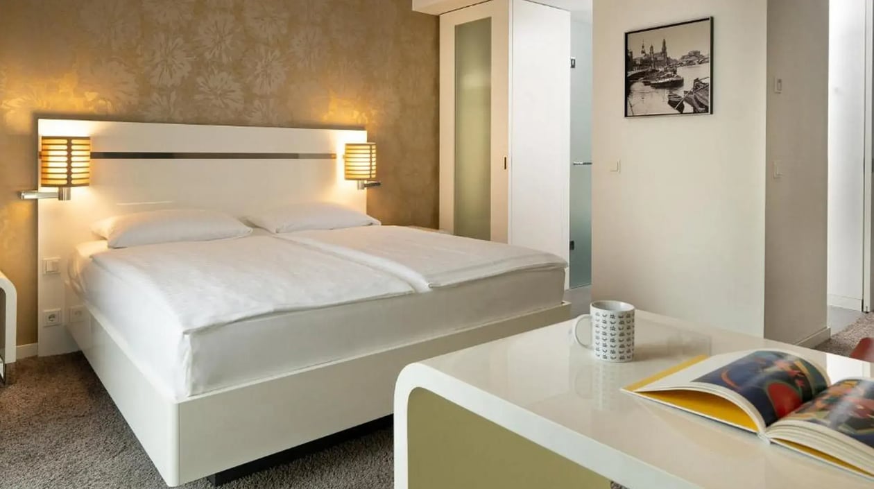 Melia Hotel Dresden hotelkamer