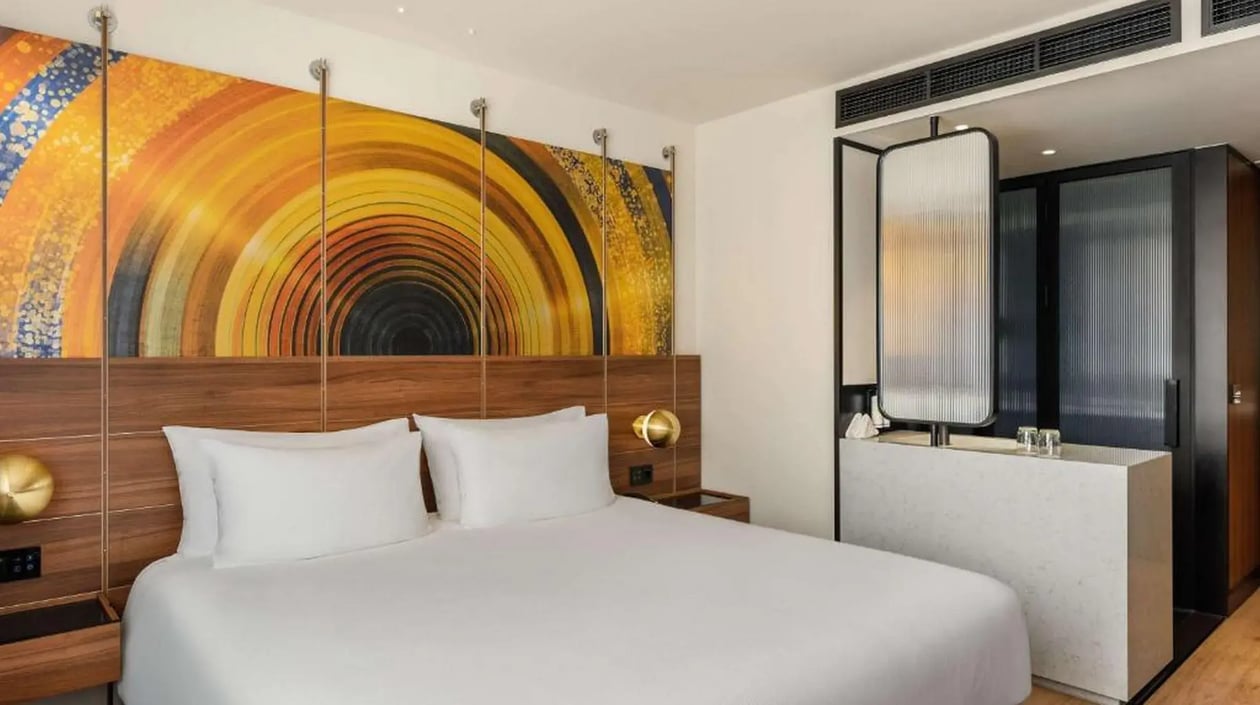 Boedapest, Hotel Pullman Impressie hotelkamer1