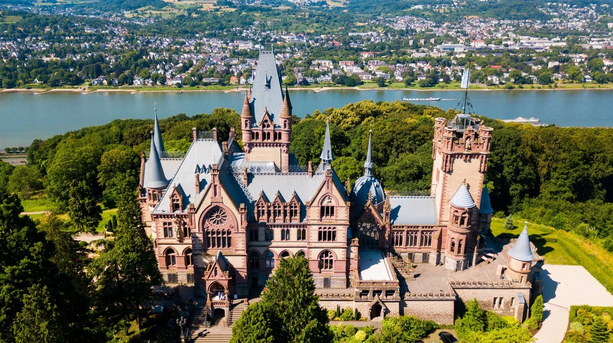 Schloss drachenburg hart van europa